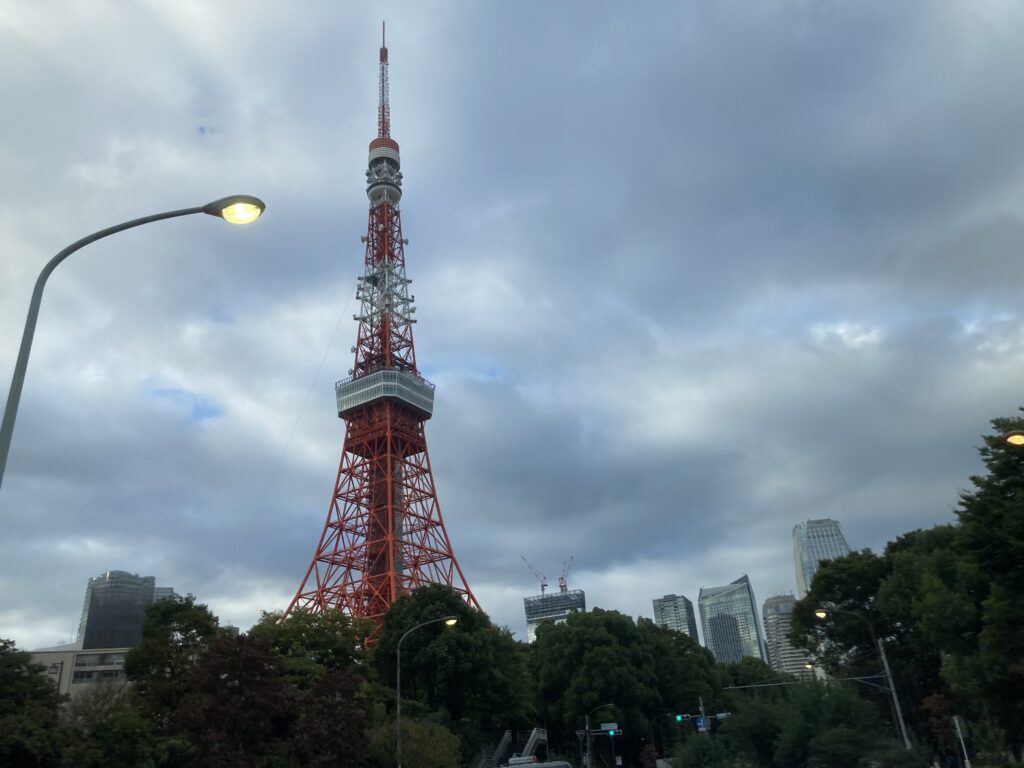 東京タワー
タクシーからの景色